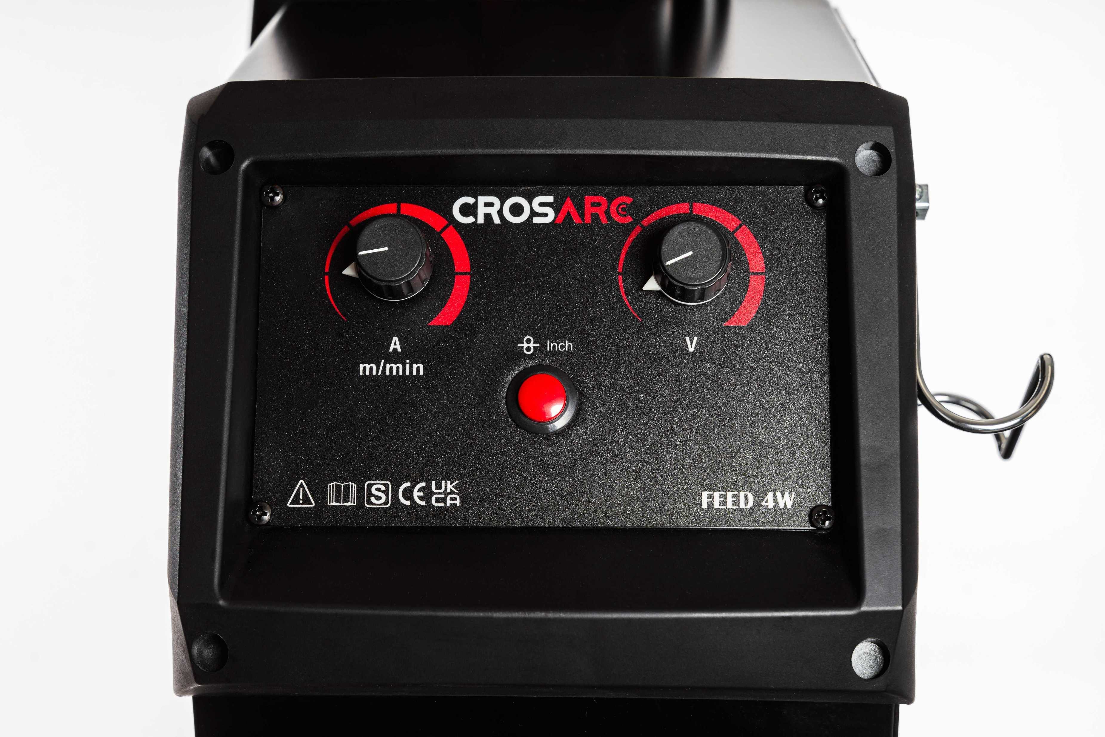 CROSARC MIG Inverter Welder (493S) - Water Cooled Wire Feed Front CROSARC MIG Inverter Welder (493S) - Water Cooled Wire Feed Front
